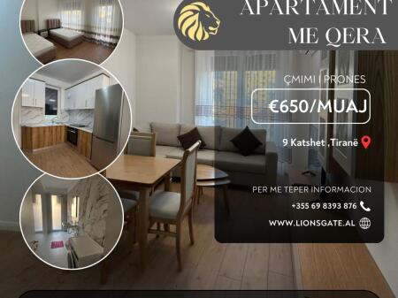 🏡 APARTAMENT ME QERA – DIELL, KOMODITET DHE SIGURI NË ZEMËR TË TIRANËS!