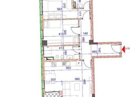 Apartament 2+1+2WC ne Shitje ne Afersi te Bulevardit te Ri, prane SPAK ne Tirane (ID 41211854)