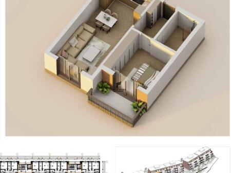 SHITET APARTAMENT 1+1 TEG, 152.800 EURO