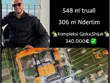 CAPANNONE IN VENDITA 📍 Indirizzo: Vicino al Complesso Gjoka, Sallmone Shijak📍 • Superficie: 548 m² terreno 306 metri quadrati costruzione