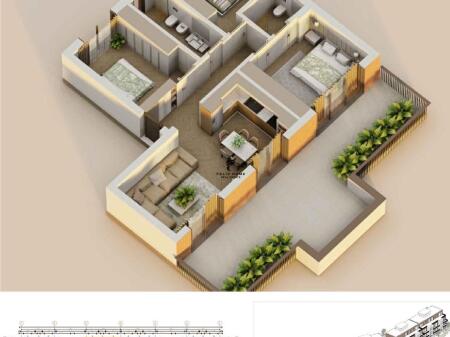 SHITET APARTAMENT 3+1+2 TEG 278.300 EURO