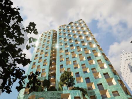 Shitet apartament 1+1 Bazaar Gate  Tirane