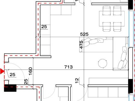 Apartment 2+1 for sale, in Kamez, Price 90470 Euro.