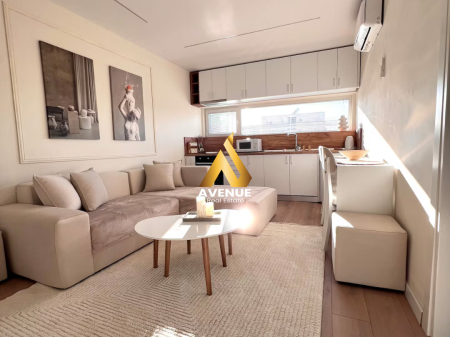 Luxury 1+1 apartment for rent – Myslym Shyri, Tirana  💶 Rent: 650 € / month  Negotiable depending on conditions  In one of the most sought-after areas of Tirana, in Myslym Shyri – just a few steps from BKT bank and all main facilities – a 1+1 apartment furnished in a modern and very elegant way is offered for rent.  📐 Typology: 1+1  Existing building, quiet and well-managed  Floor: 5 residential, existing building  Fully furnished with luxurious furniture  Warm environment, perfectly organized and natural light  This space is designed and realized by a professional architect, where every interior element is carefully thought out, combining aesthetics with functionality. Every detail – from lighting, furniture, to the materials used – is chosen to offer the resident maximum comfort and a sense of luxury.  This apartment is ideal for those looking for a modern, comfortable space in one of the city's most preferred destinations.  📞 Contact: 