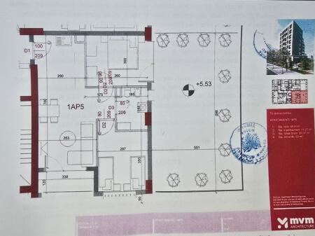 Apartment 2+1+American Veranda 2 Tirana for Sale