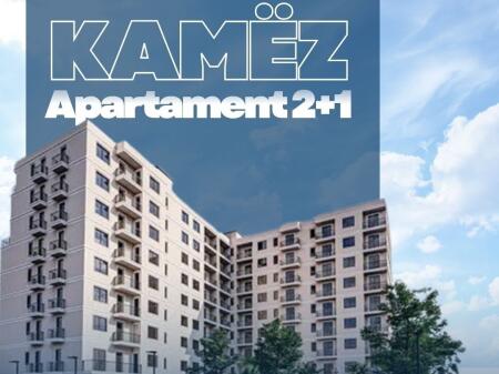 Shitet apartament 2+1 ne Kamez