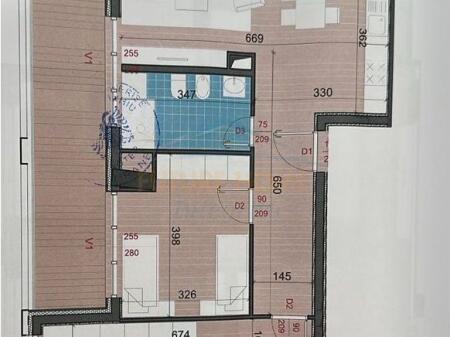 Shitet, Apartament 2+1, Kompleksi Golden Gate, Materniteti i Ri, Tiranë.