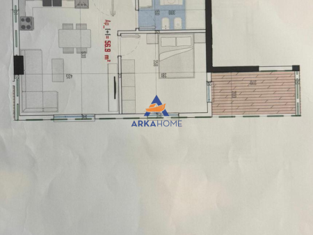 SHITET APARTAMENT 1+1+ BALLKON "KOMPLEKSI ILIRIA , PASKUQAN " 85.319 EURO