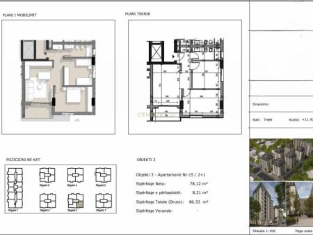 Apartament 2+1 në shitje në Rruga 5 Maji, Tirana