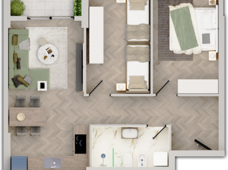 Vendesi appartamento 2+1 Univers City