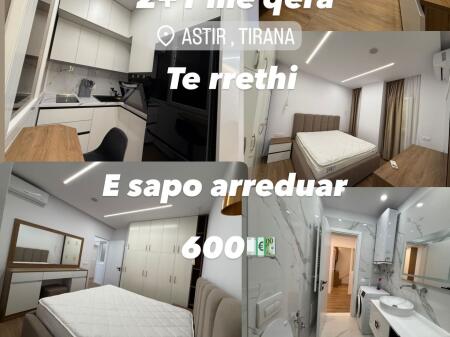Jepet me qera apartament 2+1 ne Astir te Rrethi