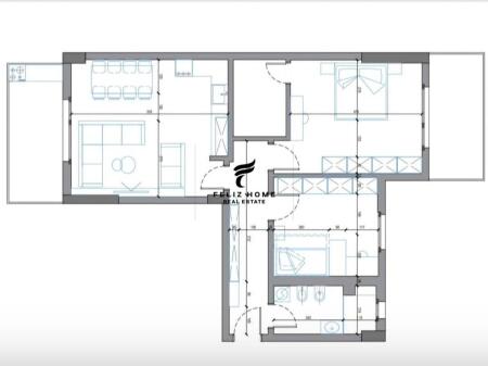 SHITET APARTAMENT 2+1+2 KODRA E DIELLIT 265.000 EURO