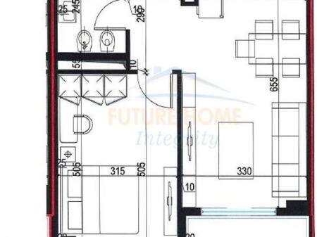 Shitet, Apartament 1+1+Post parkimi, Univers City, Tiranë.