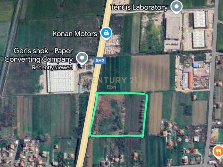 Tokë për Shitje në Autostradën Durrës-Tiranë, 30,530 m², Vijë e Parë !