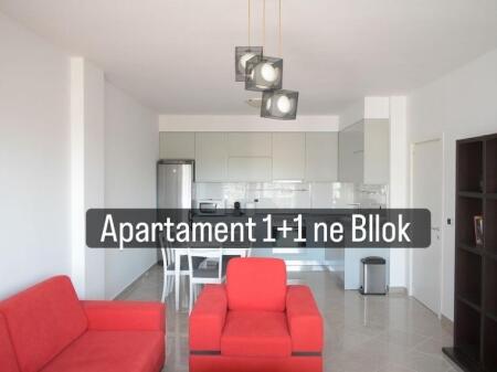 Apartament 1+1 ne bllok me qera 700€