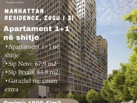 ✨APPARTAMENTO 1+1 IN VENDITA - MANHATTAN RESIDENCE, ZOGU I ZI✨