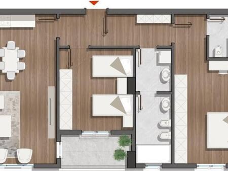 Appartamento 2+1+2 in Vendita a Kamez