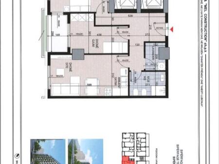 Apartment 2+1+Balcony for Sale Former Aviation Field