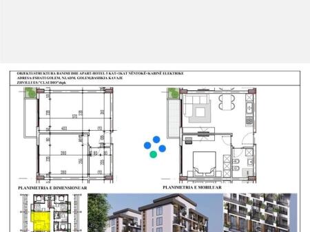 SHITET APARTAMENT 1+1 NË GOLEM – 1,200 €/m²