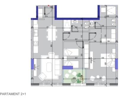 APARTAMENT 2+1 PER SHITJE TEK WHITE TOWER