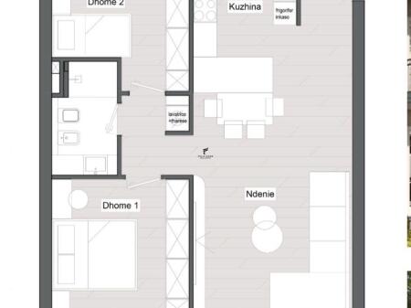 SHITET APARTAMENT 2+1 LIQENI I FARKES 231.600 EURO