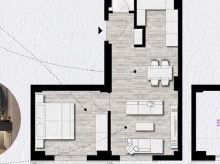 1+1 Star Bosko apartment for sale