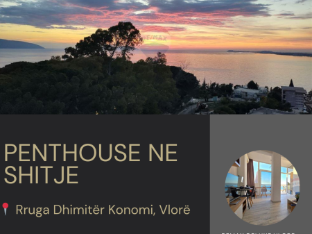 PENTHOUSE CON VISTA PANORAMICA SUL MARE A UJI I FTOHTË, VLORË!
