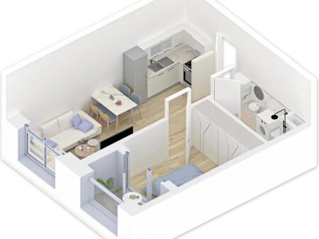 Shitet 1+1 te rezidenca Kadiu! Cmimi 84.000€ i diskutueshem!