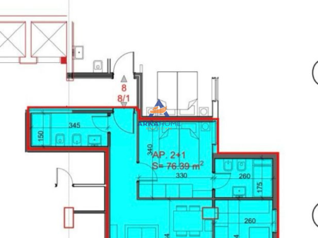 SHITET APARTAMENT 2+1+BALLKON "PRANE BURGUT TE GRAVE,ALI DEMI" 138000 EURO