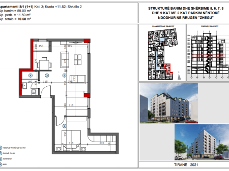 Occasione Appartamento 1+1 in vendita ad Ali Dem (Fase di Costruzione Avanzata / Liquidazione Totale)
