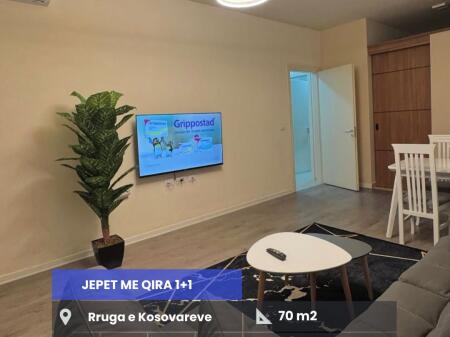 Jepet me Qira Apartament 1+1  Rruge e Kosovareve