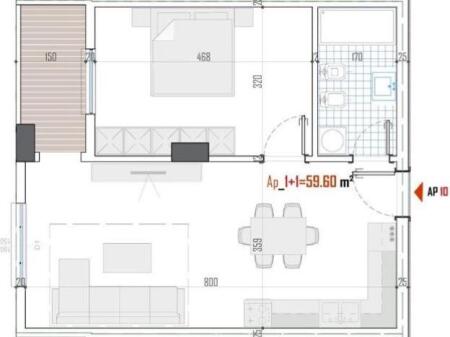 APARTMENT 1+1 FOR SALE IN PASKUQAN