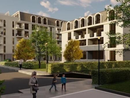 Appartamento 2+1+2 bagni in vendita nel complesso moderno "Tirana Cielo" a Mjull Bathore