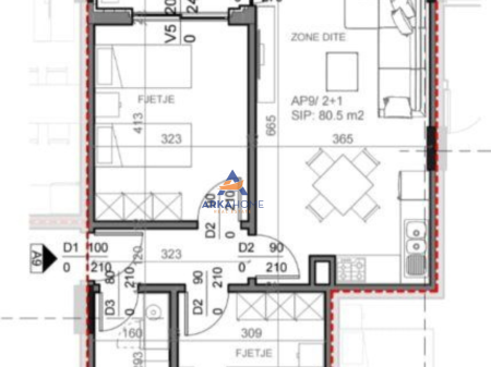 SHITEN APARTAMENTE 2+1+BALLKON "RADHIMË, VLORË" 290000 EURO