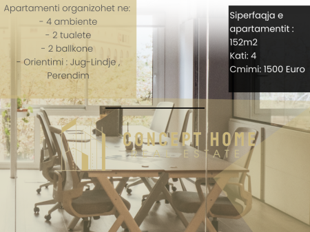 Jepet me qera apartament 3+1+2 ne Bllok ( Rruga Pjeter Bogdani )