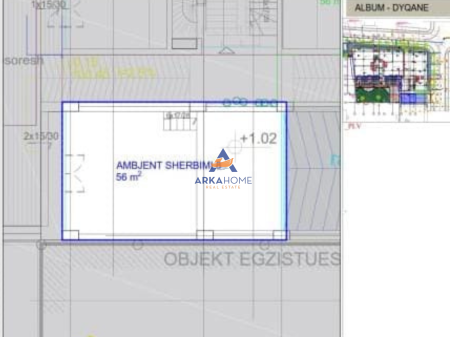 BUSINESS PREMISES FOR SALE 64M2 "ALI DEMI, NEAR XHANGOLLI" 225,400 EURO