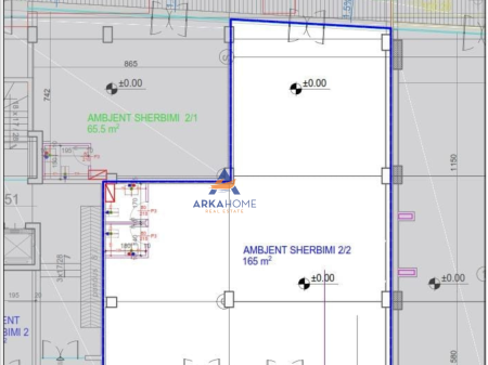 BUSINESS PREMISES FOR SALE 189.8M2 "ALI DEMI, NEAR XHANGOLLI" 664,300 EURO