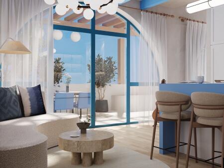 Apartament 3+1 Duplex / Mezzanine me Verandë në Shitje