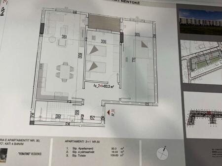 FOR SALE APARTMENT 2+1 KAMEZ 8,800,000 LEKE