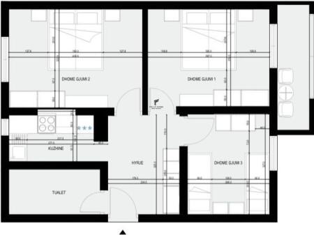 IN VENDITA APPARTAMENTO 3+1+1 CENTRO 19.800.000 LEKE