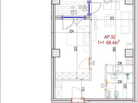 In vendita, Appartamento 1+1, Don Bosco, Tirana