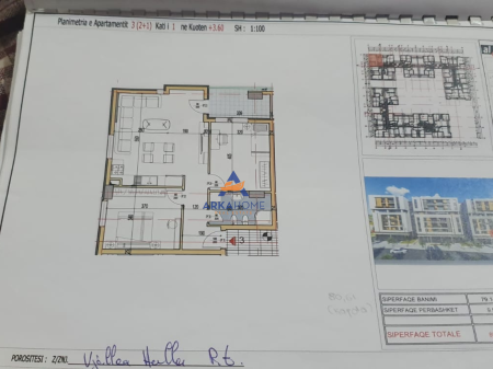 AFFITTASI APPARTAMENTO 2+1+BALCONE "SHKOZE" 750 EURO
