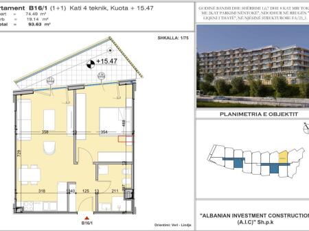 APARTMENT 1+1 FOR SALE – DRY LAKE