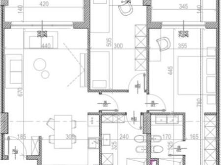 SHITET APARTAMENT 2+1 RIVER SIDE RESIDENCE 271.000 EURO