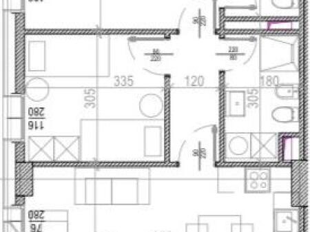 SHITET APARTAMENT 2+1 RIVER SIDE RESIDENCE 185.300 EURO