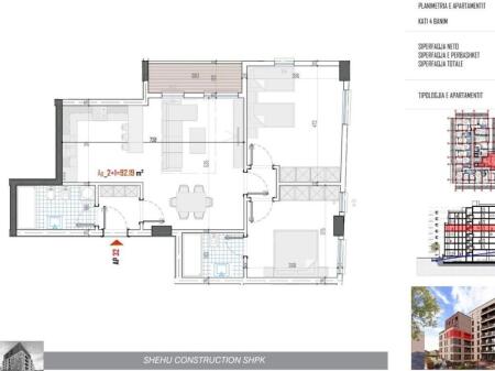 Shitet 2+1,ne paskuqan ,ne faze karabinaje,cmimi 98000 euro