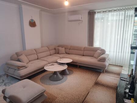 Yzberisht Apartment 2+1 furnished for rent, with an area of 100 m², located on the 5th floor of a well-maintained building, on Besim Alla street.