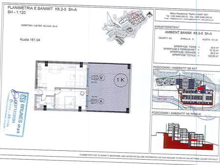 💥APPARTAMENTO 1+1 CON VERANDA IN VENDITA – KODRA E DIELLIT 2, Tirana!