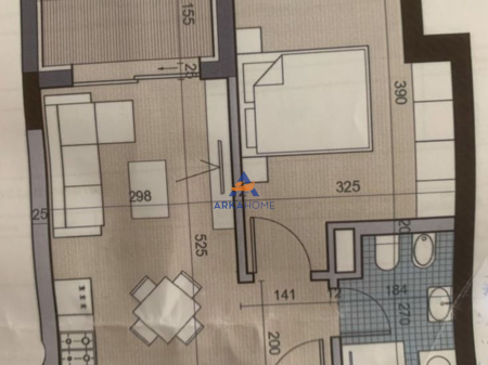 SHITET APARTAMENT 1+1+ BALLKON "UNIVERS CITY " 66.000 EURO