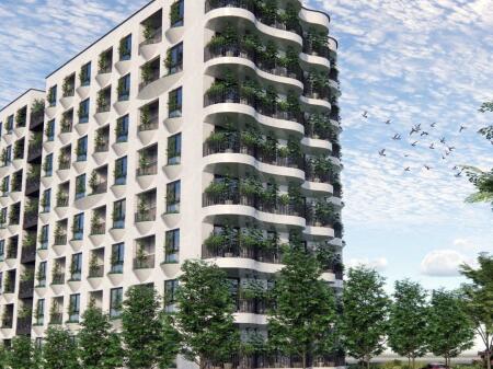 Shesim Apartament 1+1 tek Kompleksi Aluna 2, Paskuqan! Orientim JUG